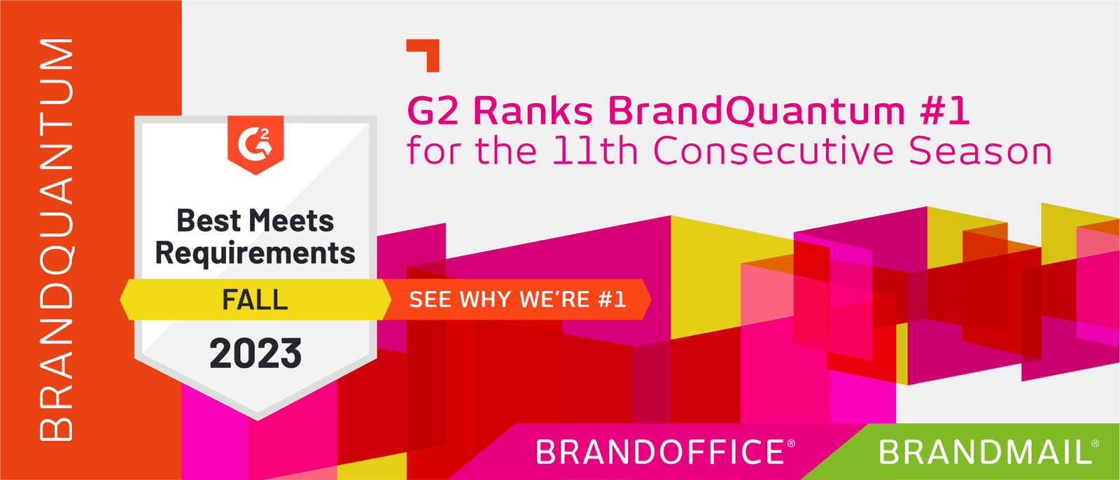 G2 Ranks BrandMail #1 for the 11th Consecutive Season