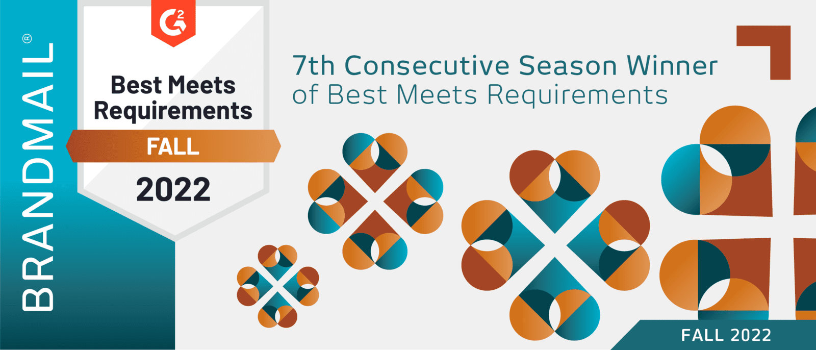 G2 ranks BrandMail as best meeting requirements for the seventh consecutive season
